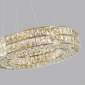 Люстра 60*60*120 см, 1 LED*52W, 4000 К, Odeon Light Panta, золотой 4926/52L