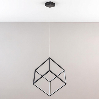 Подвесной LED светильник Citilux Куб CL719301 Черный, 40W*4000K