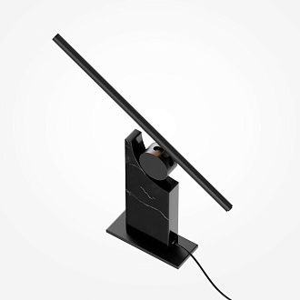 Настольная лампа 42,4*6,5*-27,1 см, *LED*9W, 3000K, Maytoni Monumento MOD467TL-L9B3K, Черный