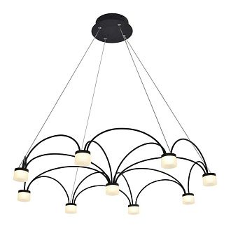 Люстра 85*85*120 см, 9*LED*45W, 3000K Gerhort G61303/9CF, Коричневый
