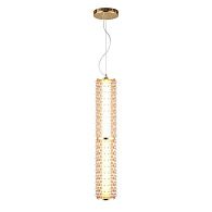 Подвесной светильник 15*105-210 см, 1*LED, 29W, 3000K, Aployt Ozann APL.331.26.29, золотой