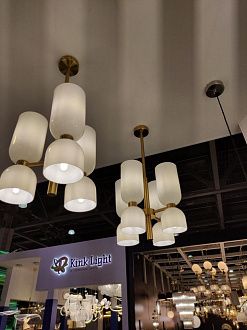 Люстра на штанге Odeon Light Orinoco 4798/8, бронза