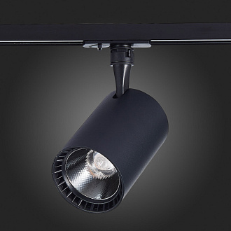 Трековый светильник 12*8 см, 20W 3000K ST LUCE Однофазная трековая система ST351.436.20.36 Черный