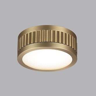 Светильник 9 см, 7W, 3000K, Odeon Light 7013/7CL, латунь