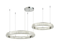 Люстра 600-800*1200, LED, 80W 4000K NewRgy LED R2107A-DW-6+8 CHROME, Хром