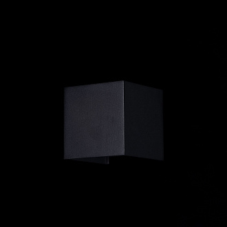 Уличный настенный светильник 10 см Maytoni Fulton O572WL-L6B, черный/матовый