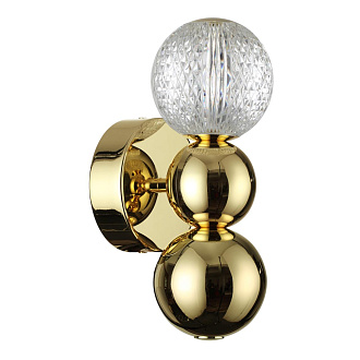 Светодиодный светильник 29 см, 4W, 4000K, Odeon Light CRYSTAL 5008/4WL, золото