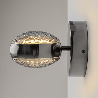 Бра 14*18,7*14 см, LED, 3000К, Maytoni Mind MOD299WL-L10BC3K черный