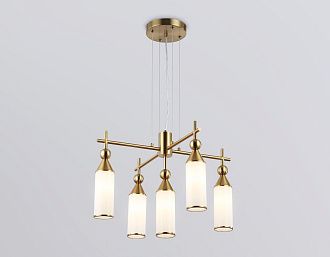 Подвесная люстра **38-139 см, 5*E14*40W, K, Ambrella Light High Light LH55276, латунь