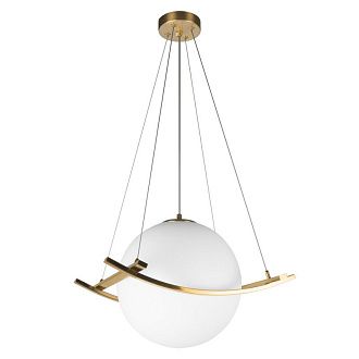 Подвесной светильник 43*43*-32,5 см, 1*E27*40W, LOFT IT Swing 10424/300, бронзовый