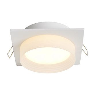 Встраиваемый светильник 10,5*10,5*-4,5 см, 1*GX53*12W Voltega  VGL7238DLB-01W1, Белый