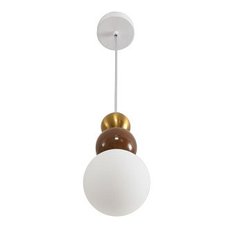 Подвес *12*-120 см, 1*G9*20W, Lumion BONBONES 8257/1, золото, коричневый, белый
