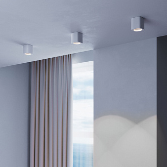 Светильник 8 см, 9W, 4000K, Elektrostandard 25051/LED, белый