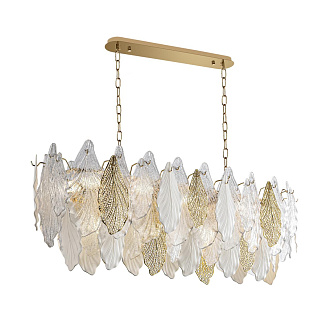 Люстра 105*30*183 см, 14 Е14*40W, Odeon Light Lace, золотой 5052/14
