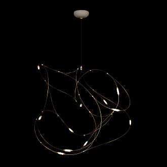 Подвесной светильник 65*80*65 см, 11*LED*0,5W 3000K LOFT IT Flock of Light 10309/11 бронза, белый