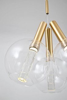 Подвесной светильник 35*35*140 см, LED 9W, 4000K, Золото MODELUX ML.88917.3 GD
