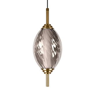 Подвесной светильник *12*-27,5 см, 1*LED*30W, 4000K, LOFT IT Helix 10421/A Smoke, бронзовый