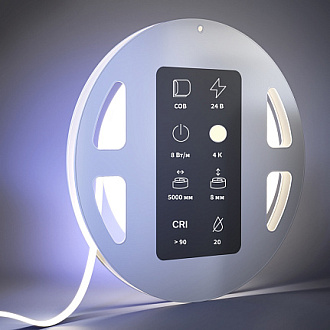 COB светодиодная лента Ultra 24В - 8Вт/м 4000К 5м IP20 201072 Maytoni  Led Strip, цена за метр, отгружается по  5 м