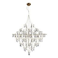 Подвесная люстра 100 см, 57W, 3000K, ST Luce Gravetta SL6601.203.114, золото