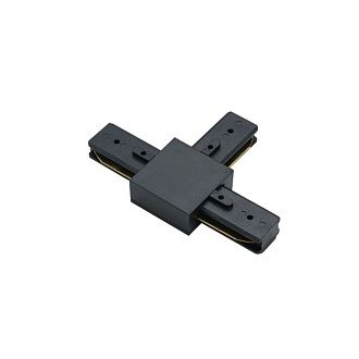 Коннектор для однофазного шинопровода Favourite Practica 2201-CB-003, черный