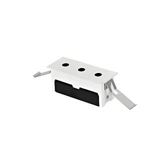 Светильник встраиваемый 10*4*4,3 см, *6W, 4000K, Lightstar Guarda 082146, Белый