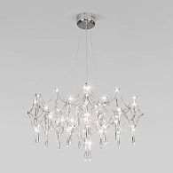 Подвесной светильник 82*82*60-120 см, LED*40W, 4000;3000;6000K, Bogate's Tense 443/1, хром, a069357