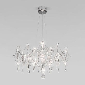 Подвесной светильник 82*82*60-120 см, LED*40W, 4000;3000;6000K, Bogate's Tense 443/1, хром, a069357