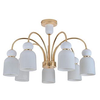 Люстра на штанге Indigo Lucea 13042/7R Gold V000627