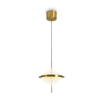 Подвесной светильник 258 см, LED,  16W, 3000К, Freya Whisper FR6184PL-L16BS латунный