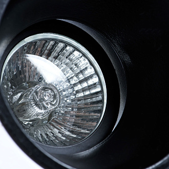 Точечный светильник Arte Lamp A6663PL-1BK черный, вр 9 см