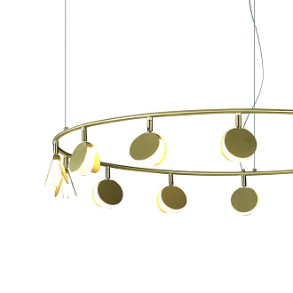 Подвесной светильник *106*200 см, LED *  60W, 3000К Mantra Shell 7357, золотой