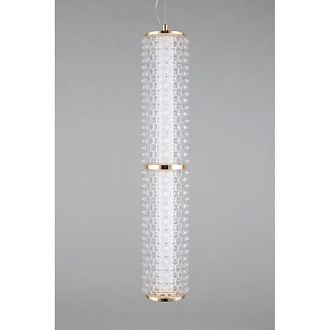 Подвесной светильник 15*105-210 см, 1*LED, 29W, 3000K, Aployt Ozann APL.331.06.29, золотой