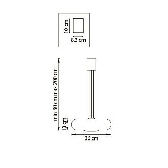Люстра подвесная 30W 3000K белый Catania Lightstar 689116