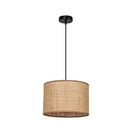 Светильник подвесной 30*30*25 см, 1*E27*40W, Arte Lamp Straw A7090SP-1BK, Черный