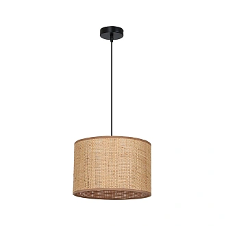 Светильник подвесной 30*30*25 см, 1*E27*40W, Arte Lamp Straw A7090SP-1BK, Черный
