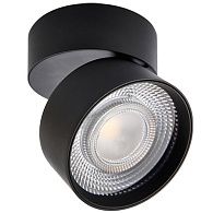 Накладной спот 10 см, 15W, 3000K, Italline IT02-011 black 3000K, черный