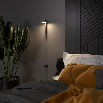 Настенный светодиодный светильник Orco LED 40112/LED черный Elektrostandard