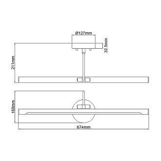 Светильник для картин Elstead Lighting, Арт. ALTON-PL-L-BLK
