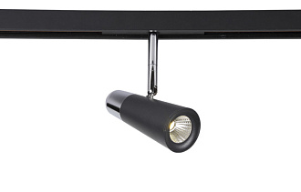 Трековый светильник магнитный 5 см, 12W, 4000K, Crystal Lux CLT 0.33 006 12W BL-CH 4000K Черный+Хром