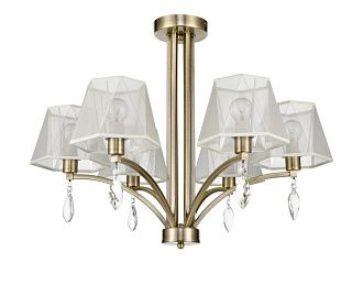 Потолочная люстра  63*49 см, 6*E14 античная бронза Vele Luce Sinfonia VL4184L06
