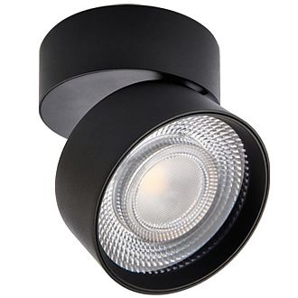 Накладной спот 10 см, 15W, 3000K, Italline IT02-011 black 3000K, черный