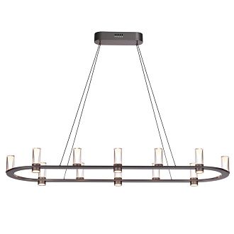 Подвесной светильник 120*85*200- см, 12*LED*69W, 3000K, Odeon Light Defance 7143/65L, черный