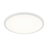 Светильник, 14 см, 15W, 3000К, белый, теплый свет, Citilux Омега CLD50R150, встраиваемый LED, вр 12,5 см