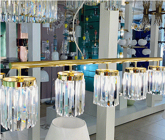Подвесная люстра 110 см  Odeon Light Vassa 4987/5 Золото