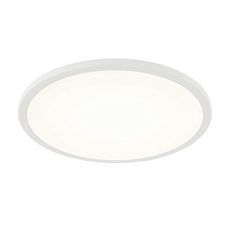 Светильник, 14 см, 15W, 3000К, белый, теплый свет, Citilux Омега CLD50R150, встраиваемый LED, вр 12,5 см