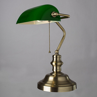 Настольная лампа Arte Lamp BANKER A2492LT-1AB, бронза