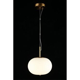 Подвесной светильник 24*40-150 см, 1*LED, 15W, 4000K, Aployt ADELI APL.646.06.15, латунный