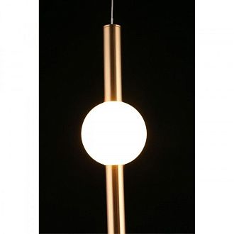 Подвесной светильник 10*75-250 см 12W, 3000K, Aployt Zhozefin APL.038.06.12, бронзовый