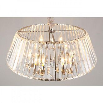 Подвесная люстра 62*60-120 см, 8*E14, 40W, Aployt Lucretia APL.748.03.08, хром