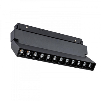 Трековый светильник 21,9*2,2 см, 1*LED*12W, 2700-6000К, Arte lamp Linea Черный A4696PL-1BK